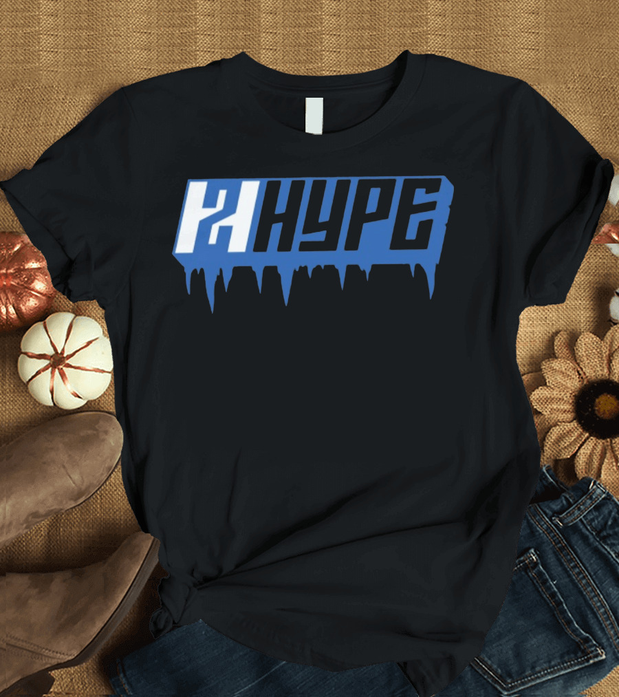 2HYPE Ice Drip Blue Logo T-Shirt