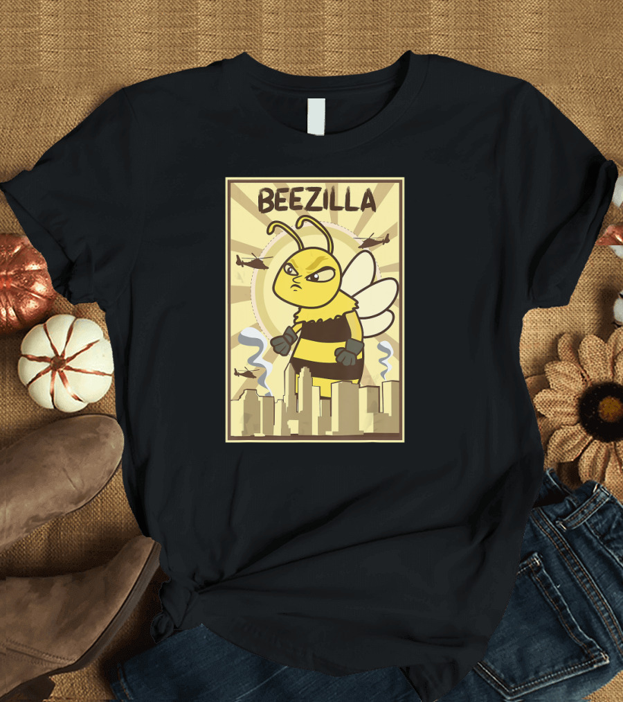 Kids Bee Zilla Beekeeper Cos Giant Bee Monster Cityquê T-Shirt
