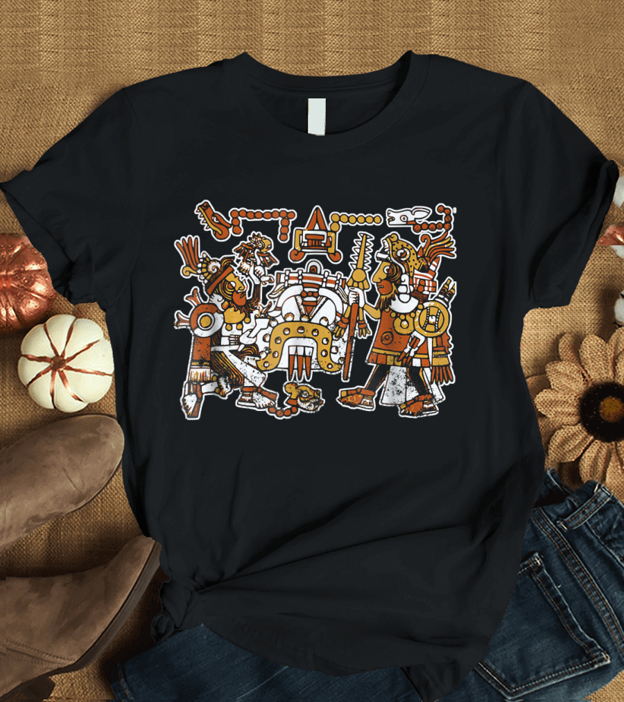 Mayan Ritual Archeology Ancient Symbols T-Shirt