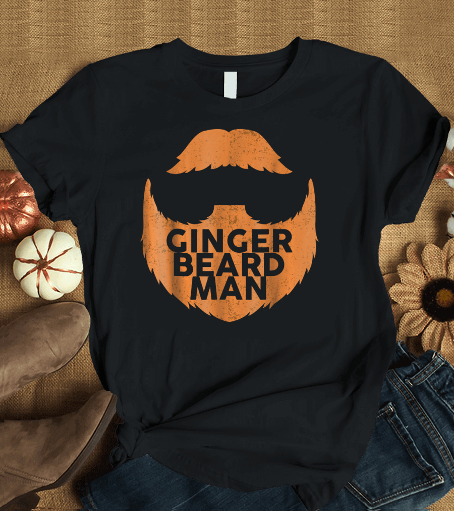 Ginger Beard Man Red Beard Mens T-Shirt