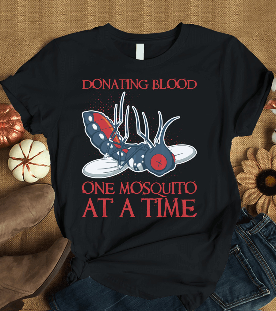 Donating Blood One Mosquito at a Time Minnesota State Bird T-Shirt