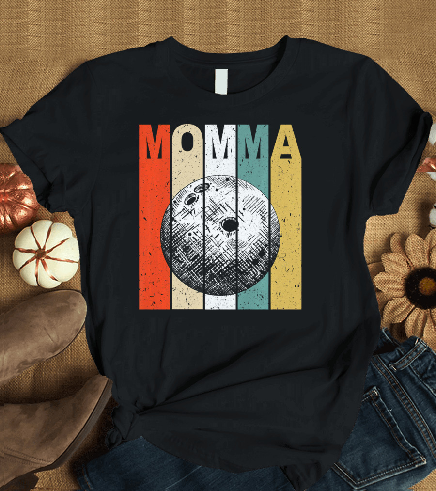 Momma Vintage Bowling Mom T-Shirt