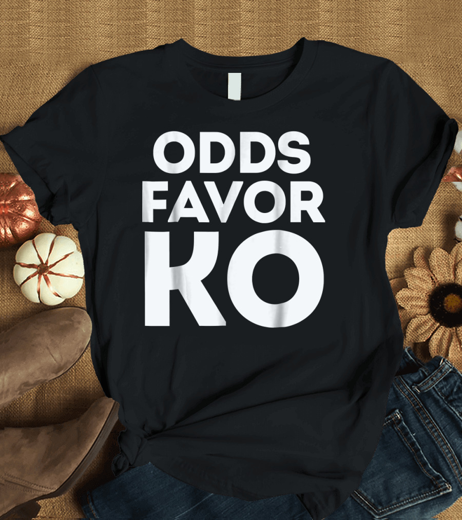 Odds Favor KO Boxing T-Shirt