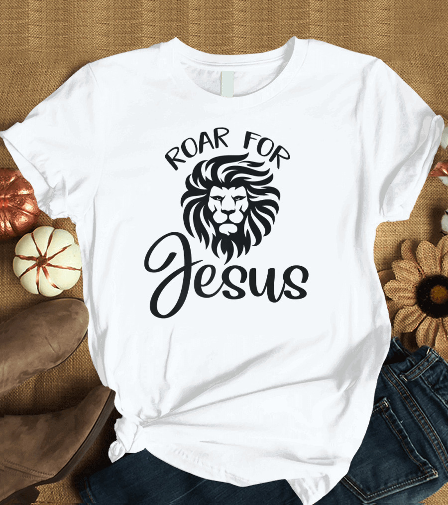 Roar For Jesus VBS Sunday School Teacher Staff Lion T-Shirt