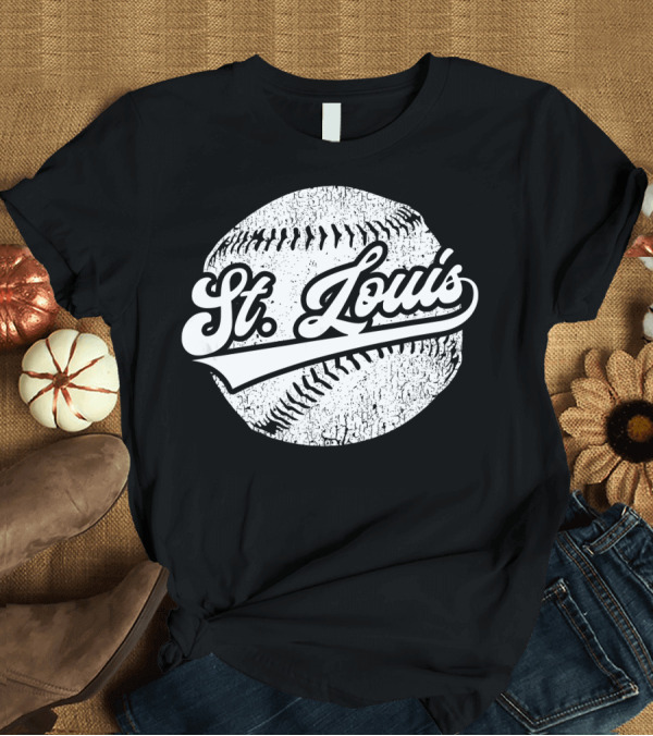 T-Shirt: St. Louis Missouri Baseball Pride Cardinal T-Shirt St. Louis Missouri Baseball Pride Cardinal T-Shirt