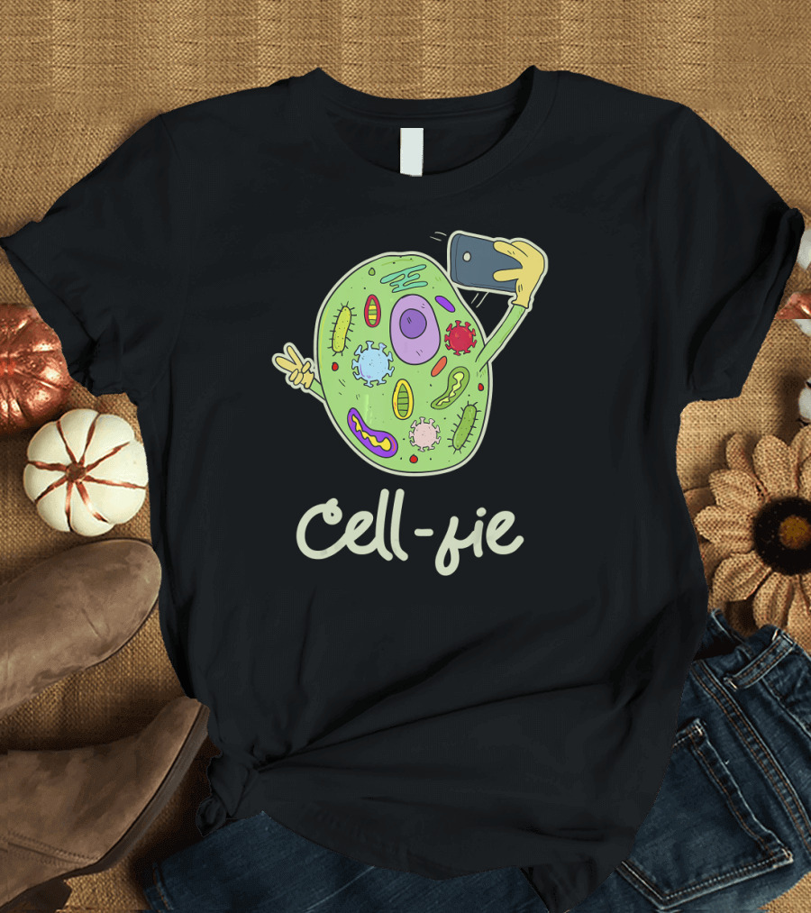Funny Science Cell-fie Chemistry T-Shirt