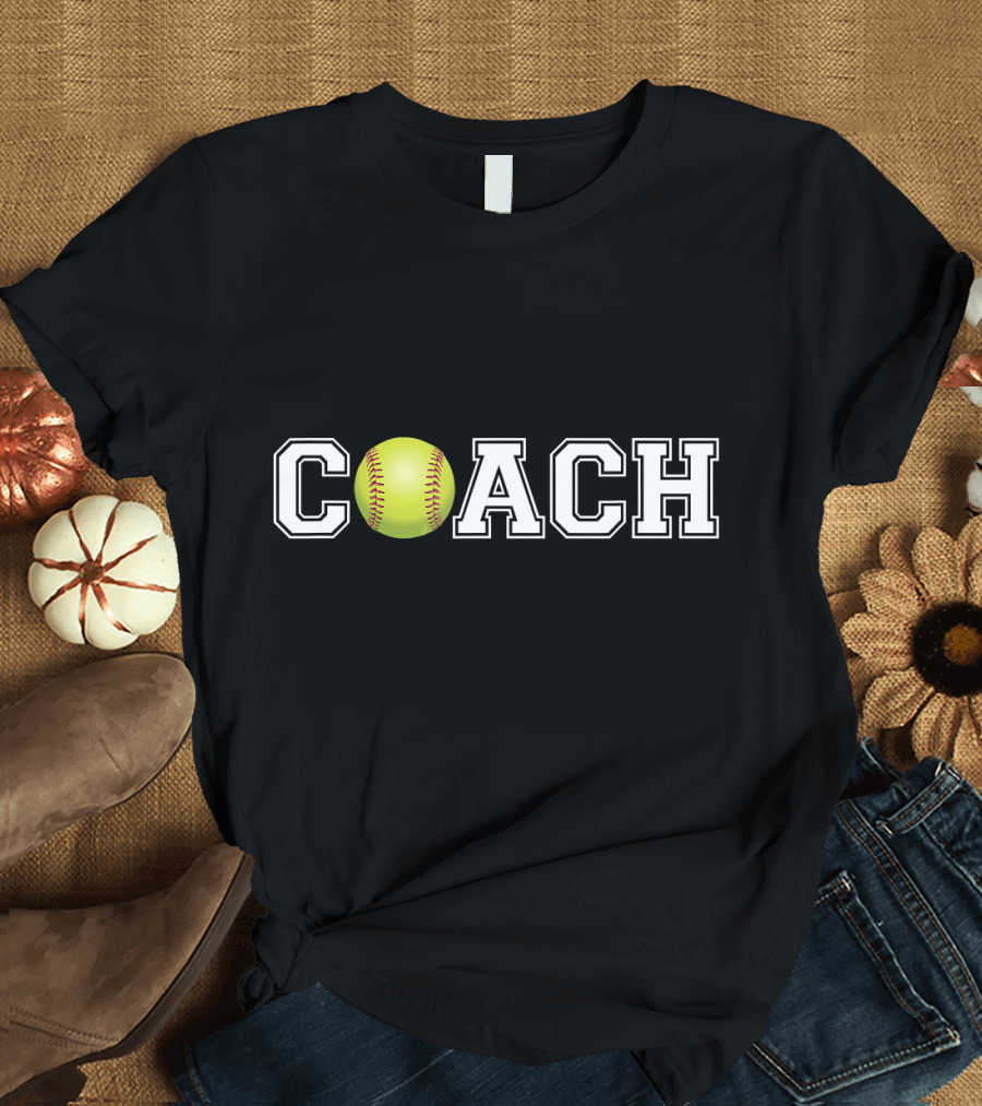COACH Softball Coaching Staff Sports Coach T-Shirt