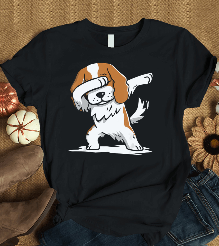 Dabbing Cavalier King Charles Spaniel Dab Dance T-Shirt