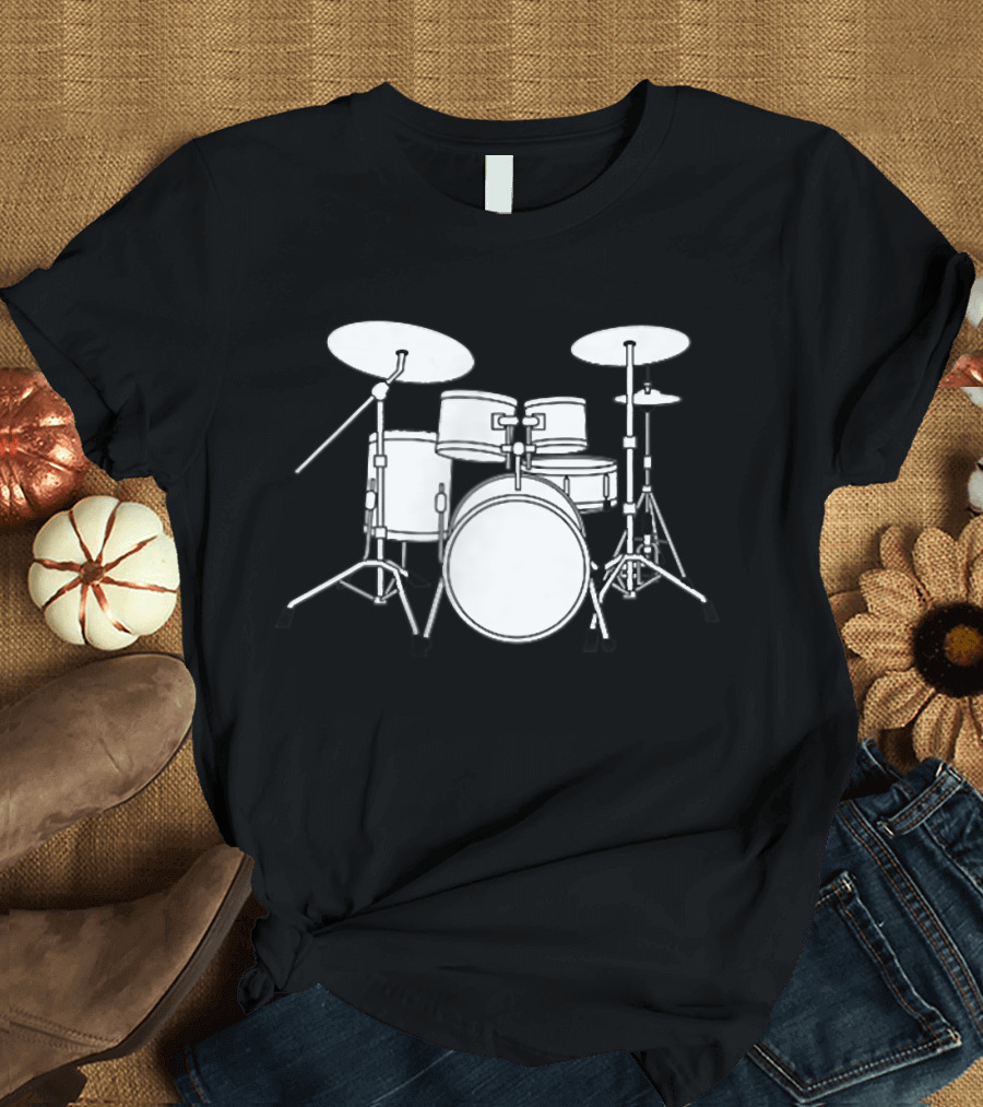 Drummer Music Drums Set T-Shirt