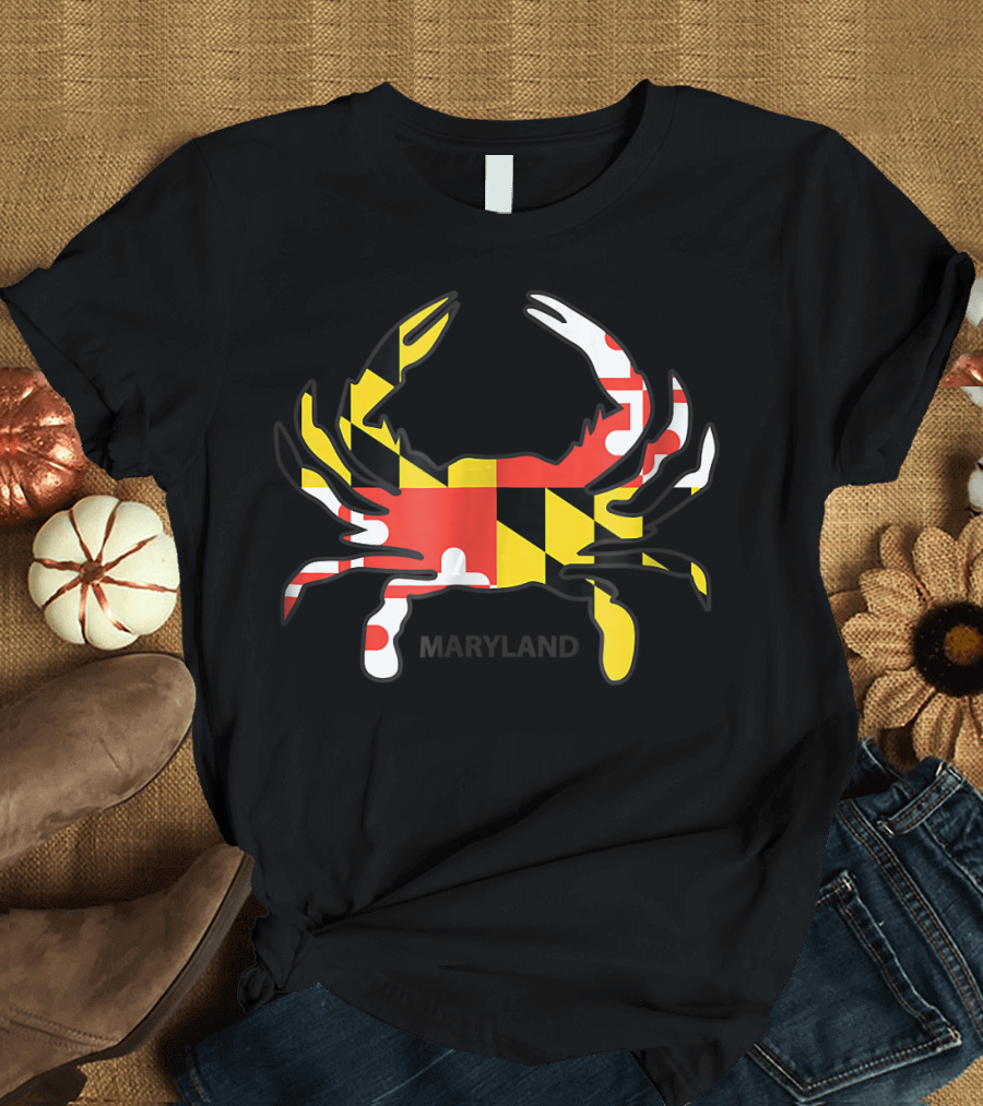 Maryland Crab Flag T-Shirt