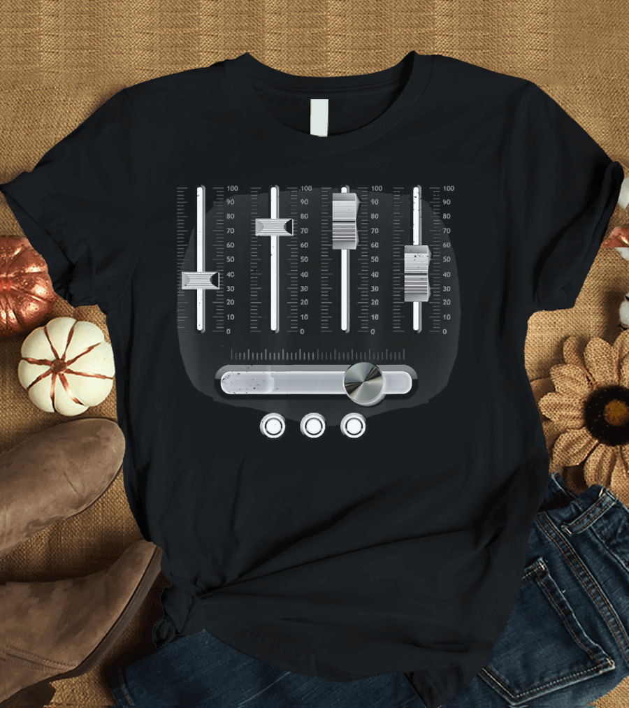 Sound Engineer Audio Engineer Recorder Mixers Faders T-Shirt