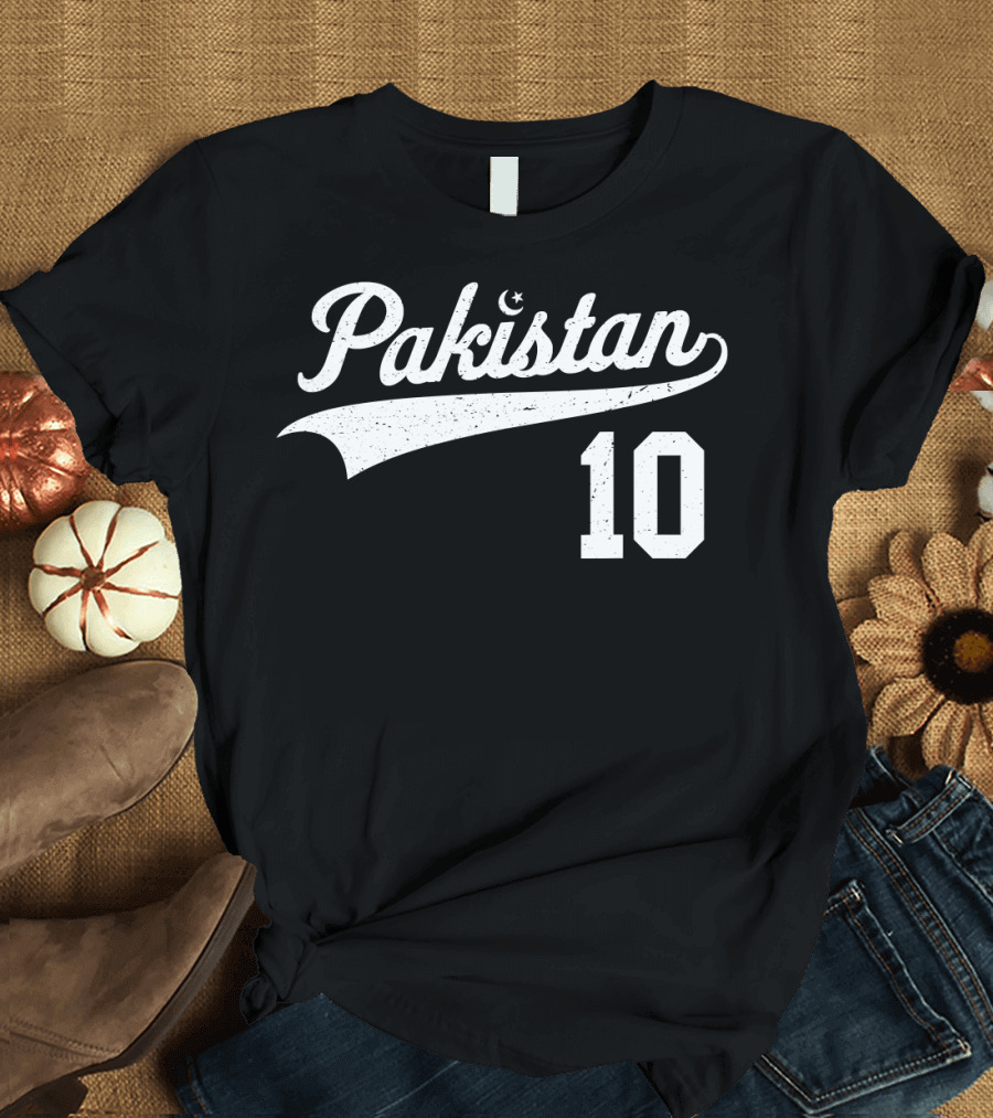 Pakistan Football Soccer Cricket 10 T-Shirt