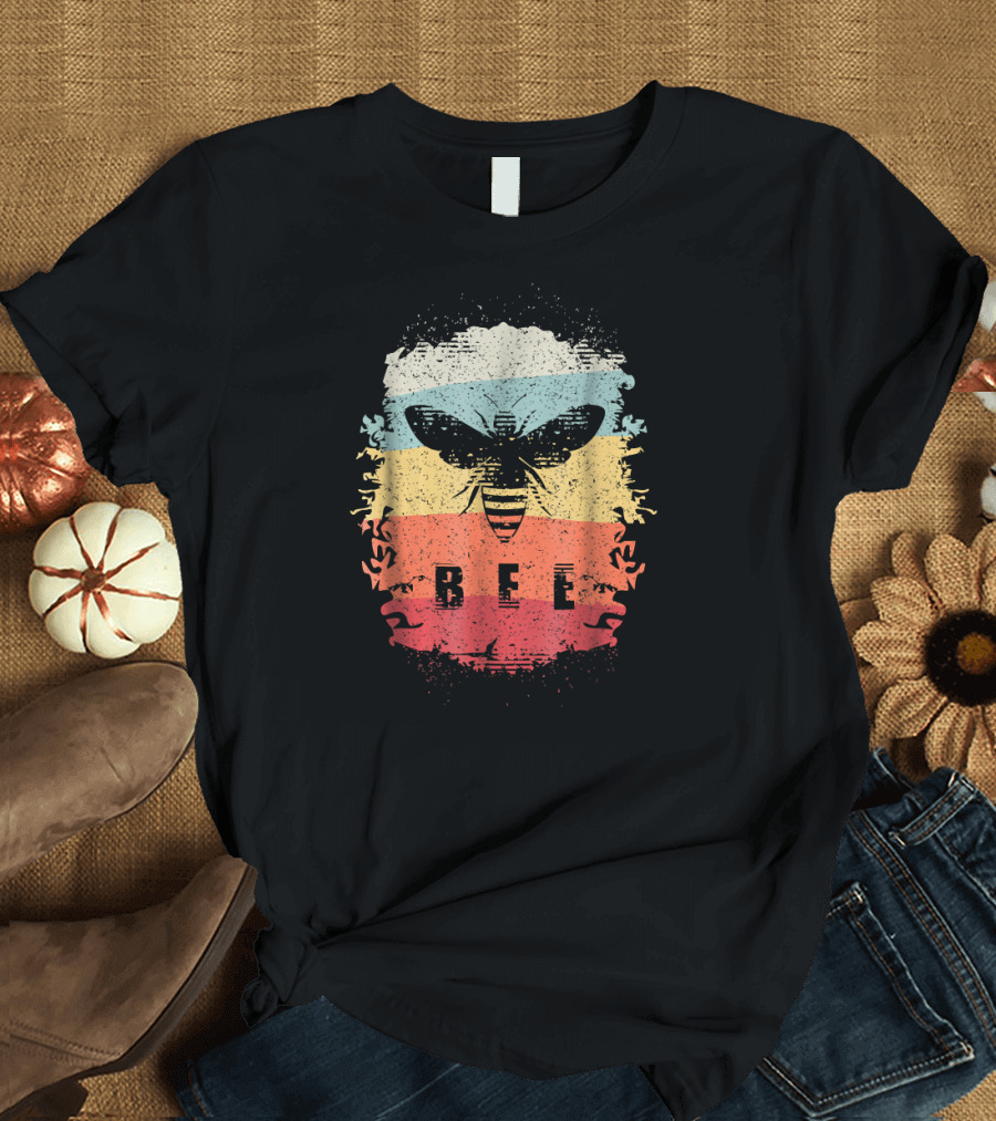 Bee Retro Vintage Beekeeper Honey T-Shirt