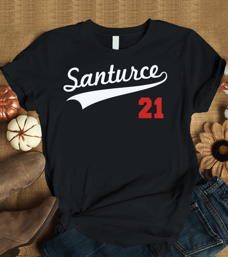 Santurce Puerto Rico Baseball 21 Vintage T-Shirt