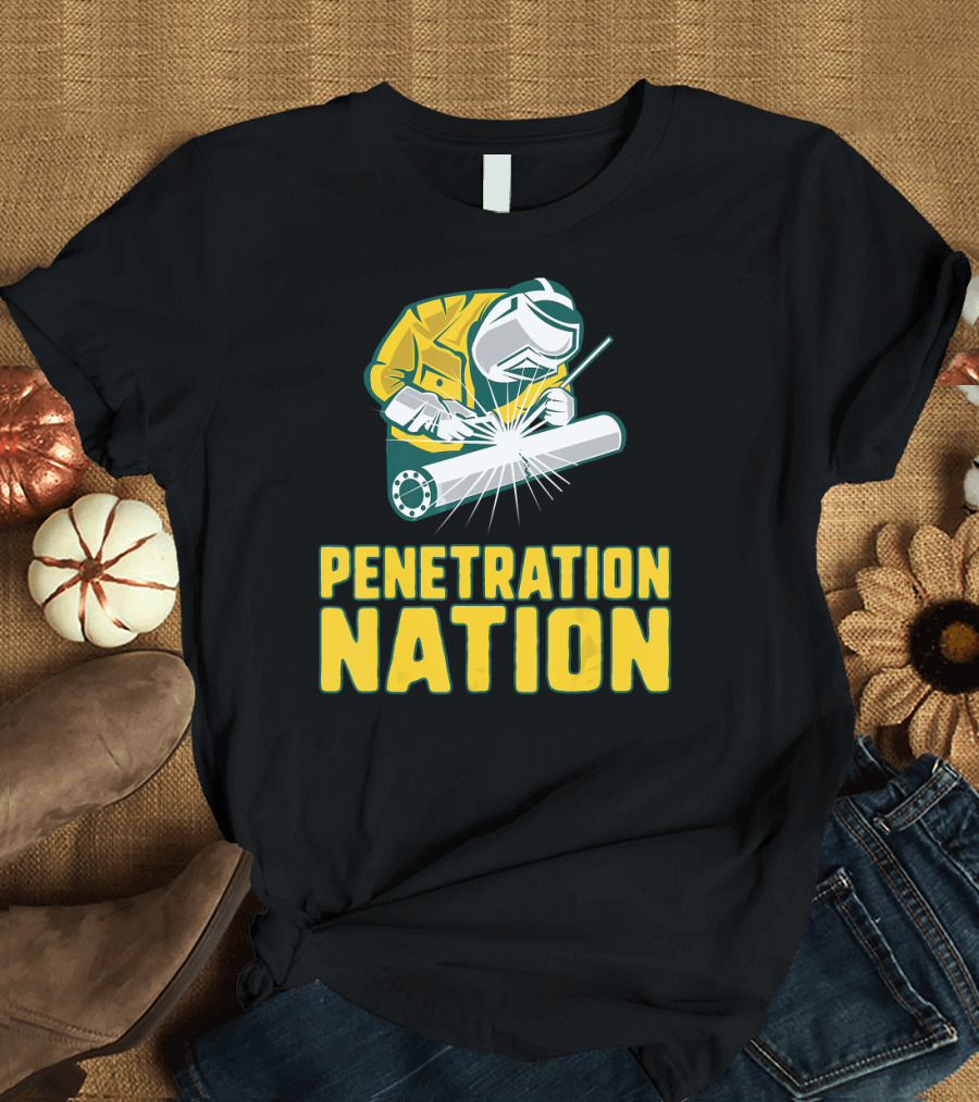 Penetration Nation Welder Spark Action T-Shirt