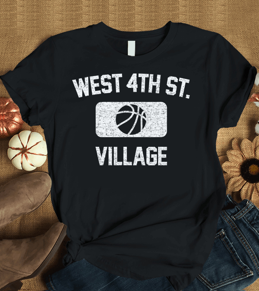 West 4th St Village Basketball Gym T-Shirt