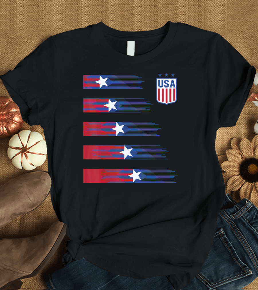 USA Soccer Stars Women Men Kids T-Shirt