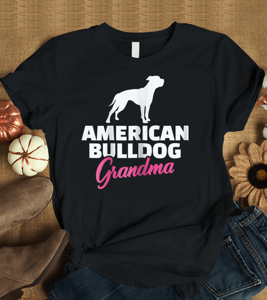 American Bulldog Grandma T-Shirt