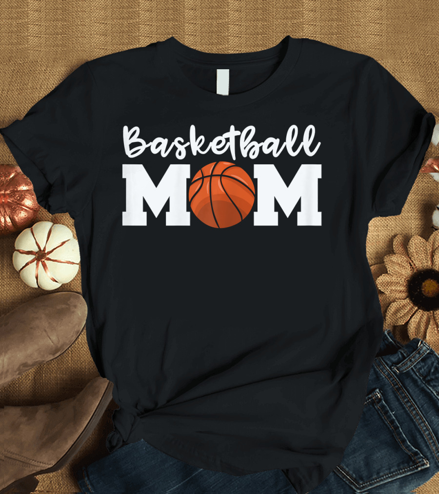 Basketball Mom Cute Player Mama T-Shirt