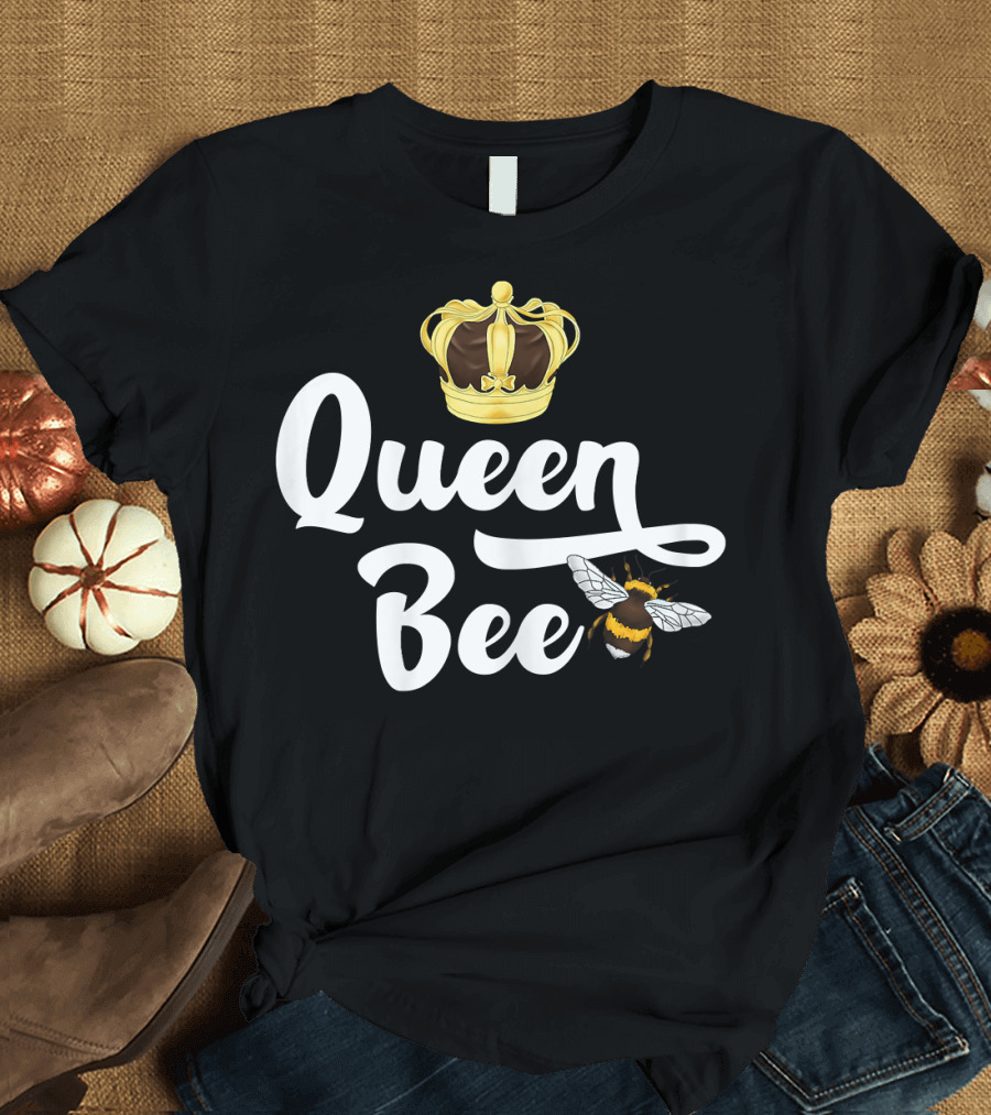 Queen Bee Mother's Crown and Bumblebee T-Shirt