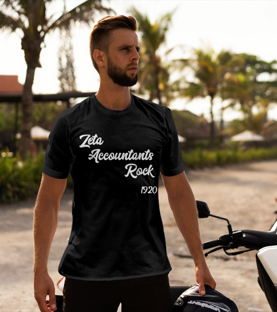 Zeta Accountants Rock 1920 T-Shirt