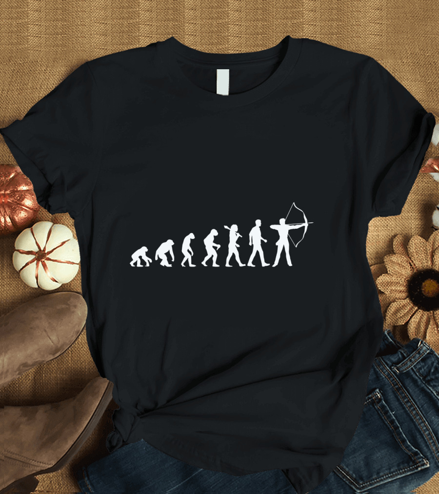 The Evolution of Archery Silhouette Series T-Shirt