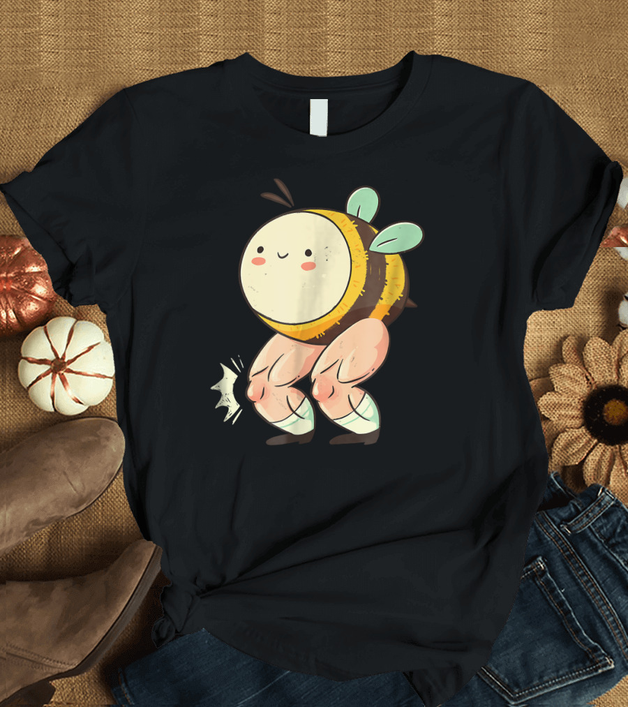 Shirt.Woot The Bee's Knees Adorable Buff Cartoon Bee T-Shirt