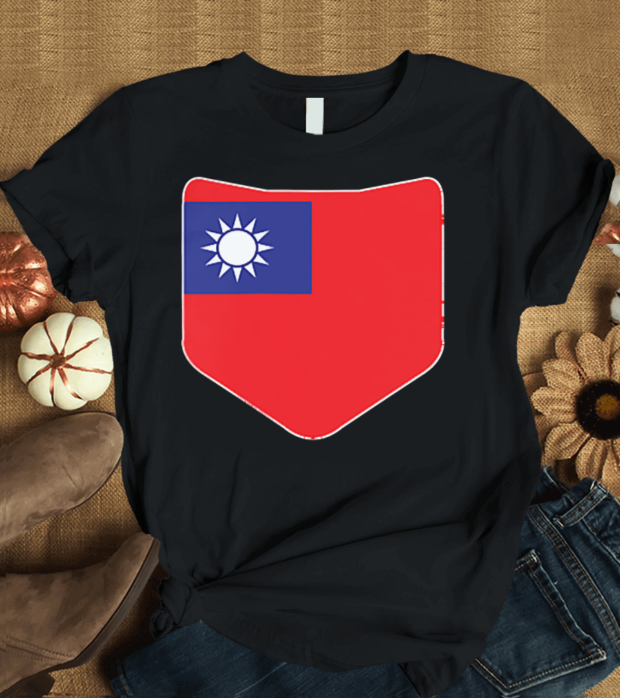 Taiwan Flag Pocket T-Shirt