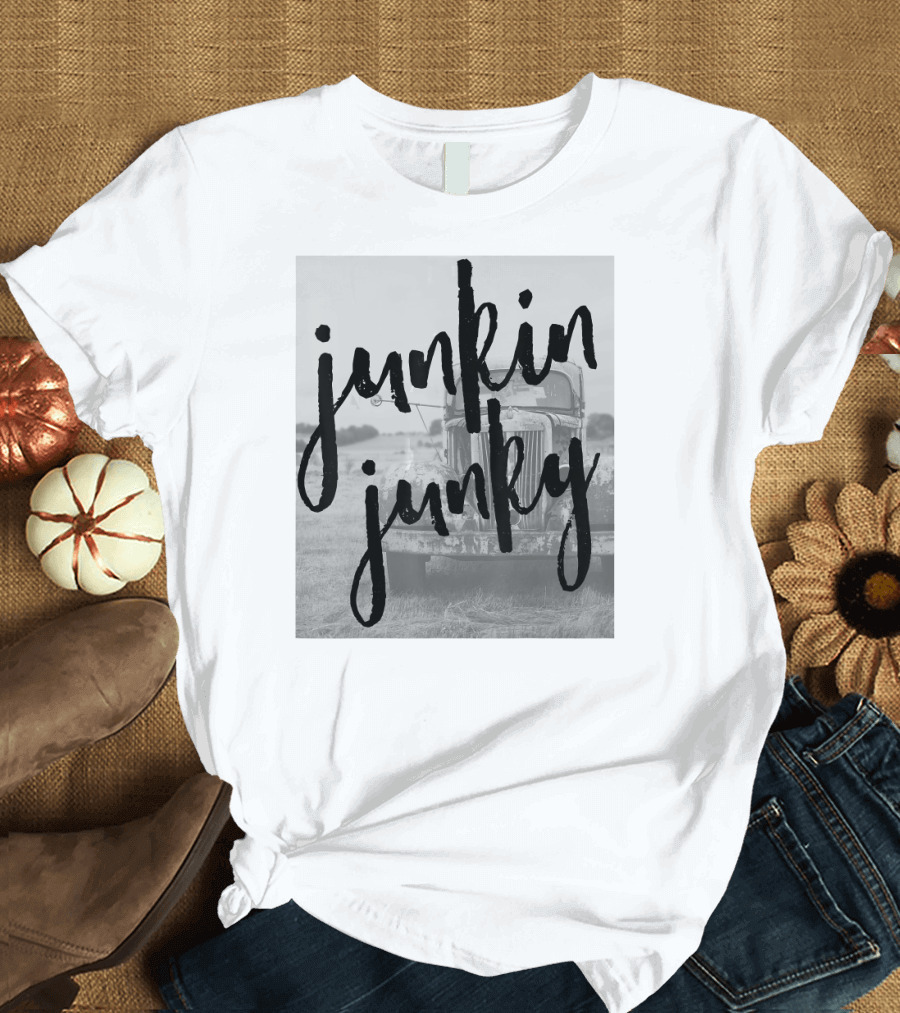 Junkin Junky Vintage Pick Up Truck T-Shirt