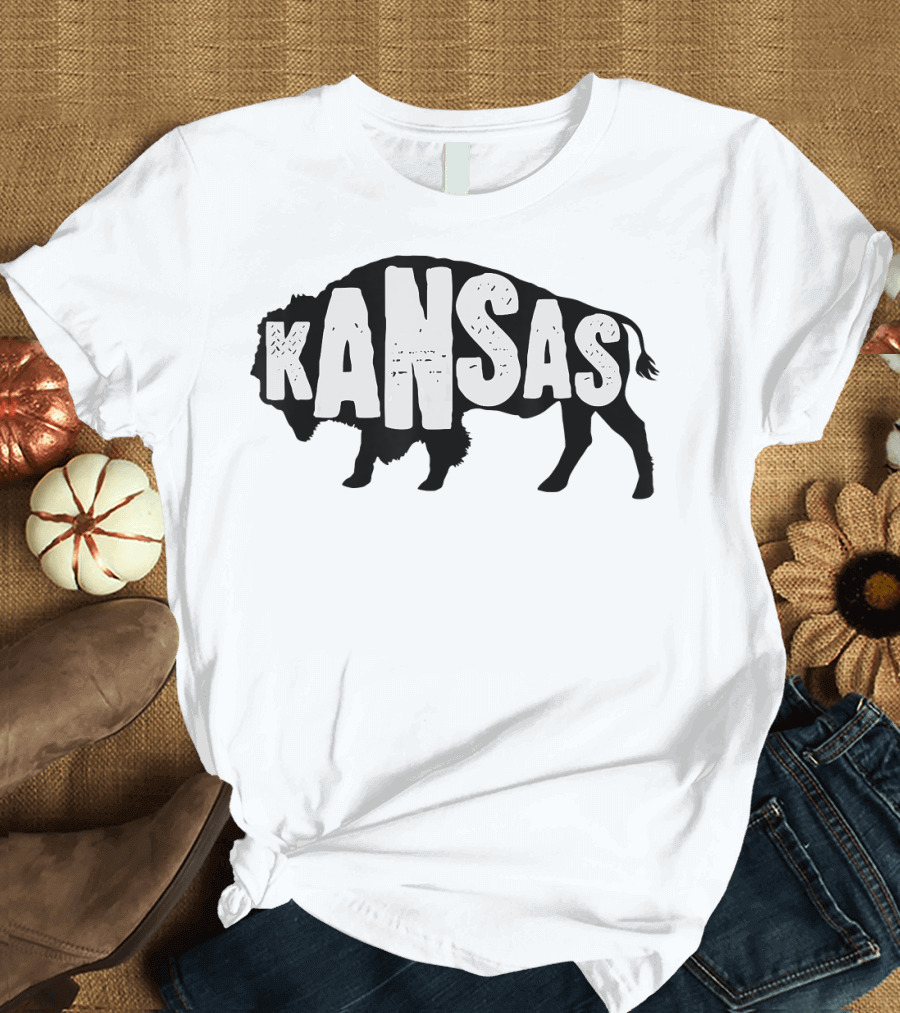 Kansas State Buffalo Bison Kansas T-Shirt