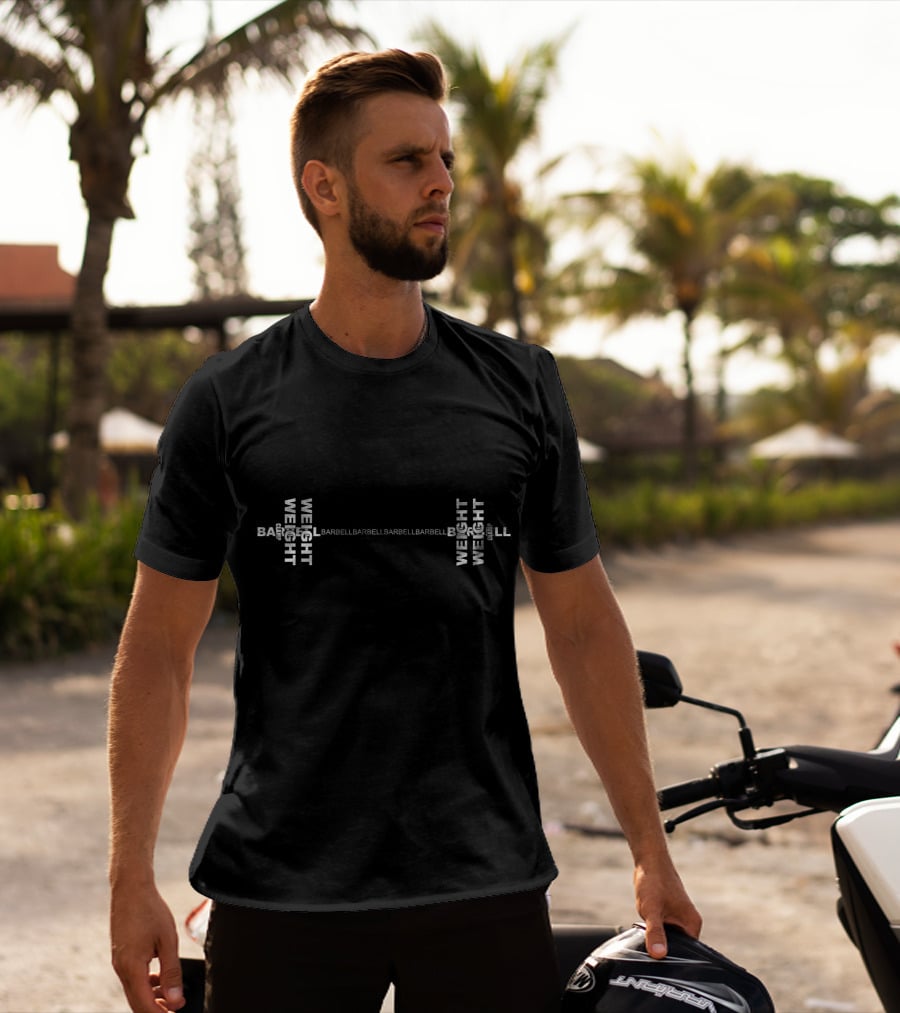 Barbell Weight Weight Weight Weight Weight Barbell Barbell Barbell Barbell Barbell Barbell Weight Weight Weight Weight Weight Weight Weight Weight Barbell T-Shirt