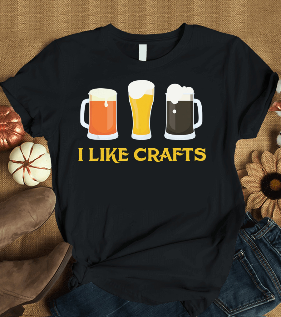 I Like Crafts Beer Drinking Mugs Iconic Beer Styles T-Shirt