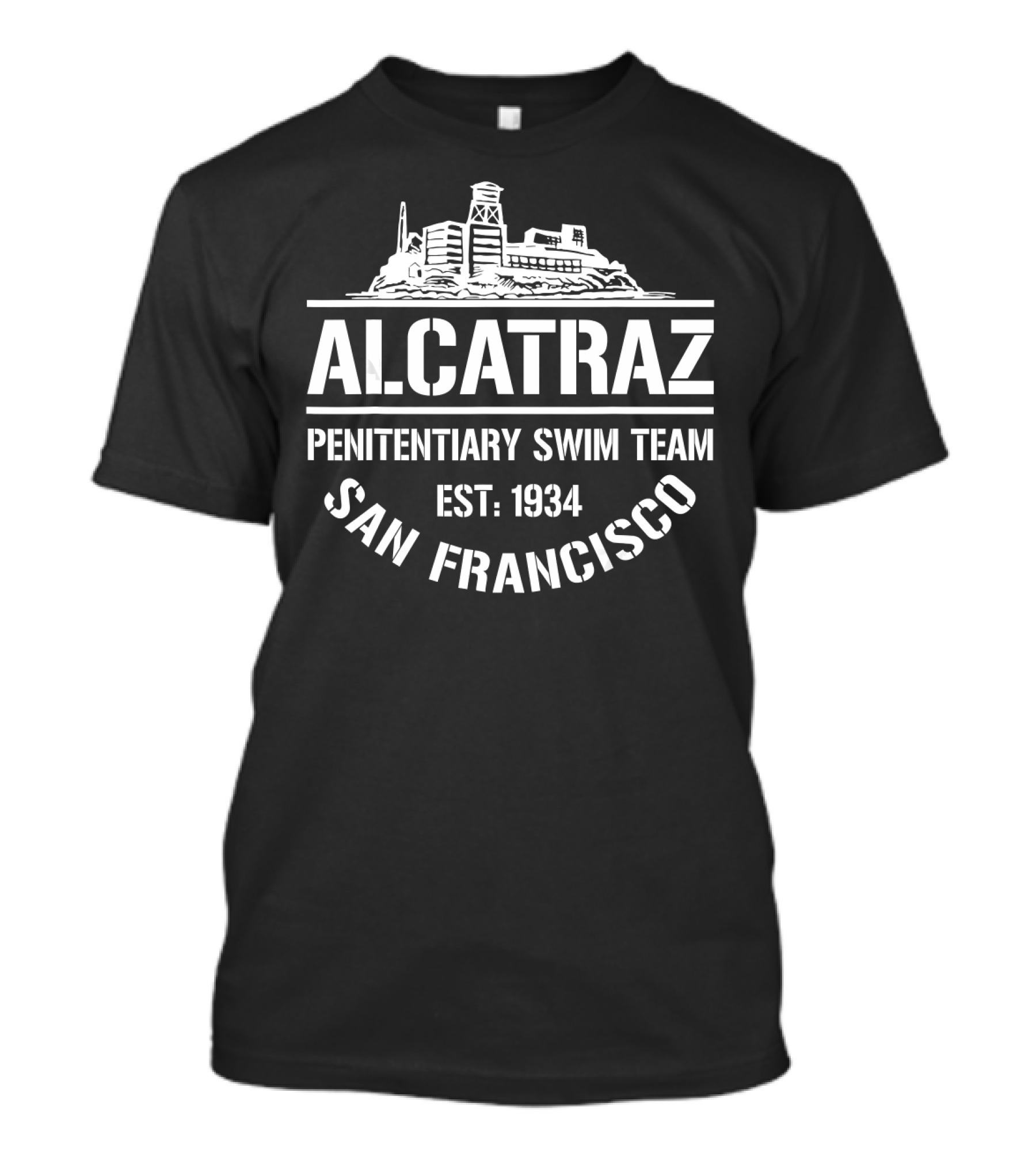 Alcatraz Penitentiary Swim Team San Francisco Est. 1934 T-Shirt