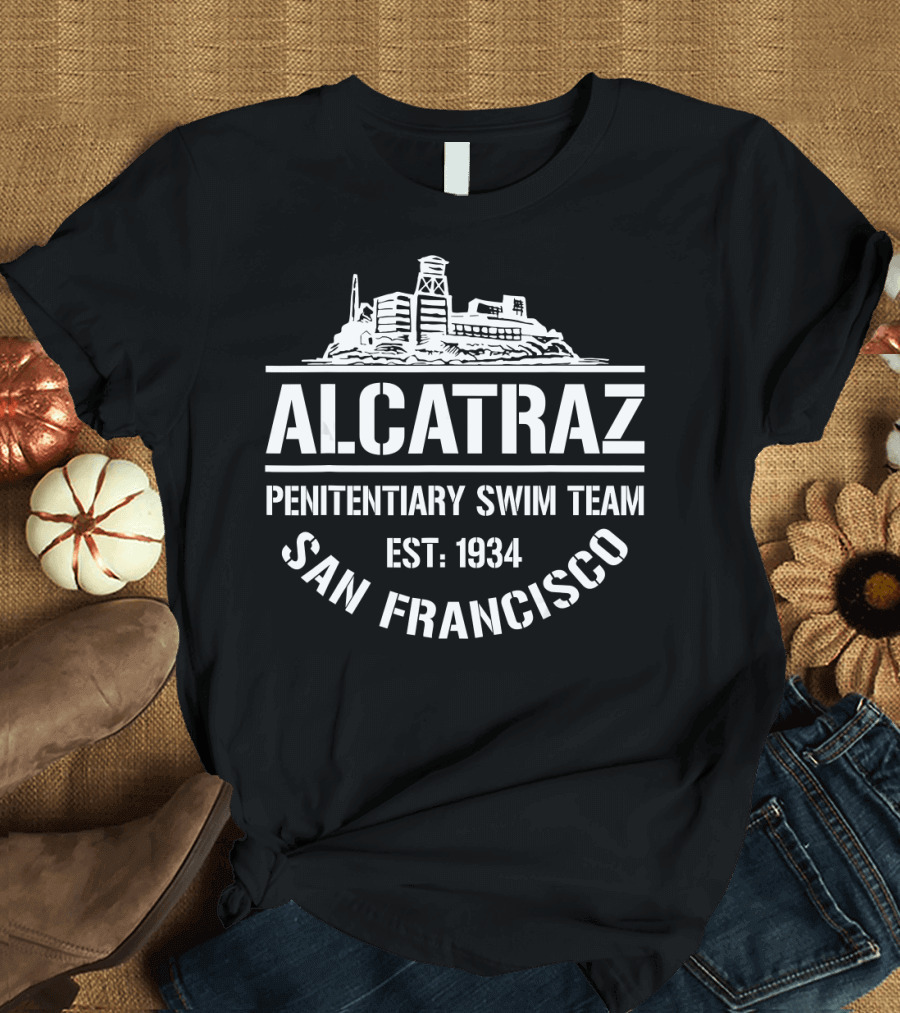 Alcatraz Penitentiary Swim Team San Francisco Est. 1934 T-Shirt