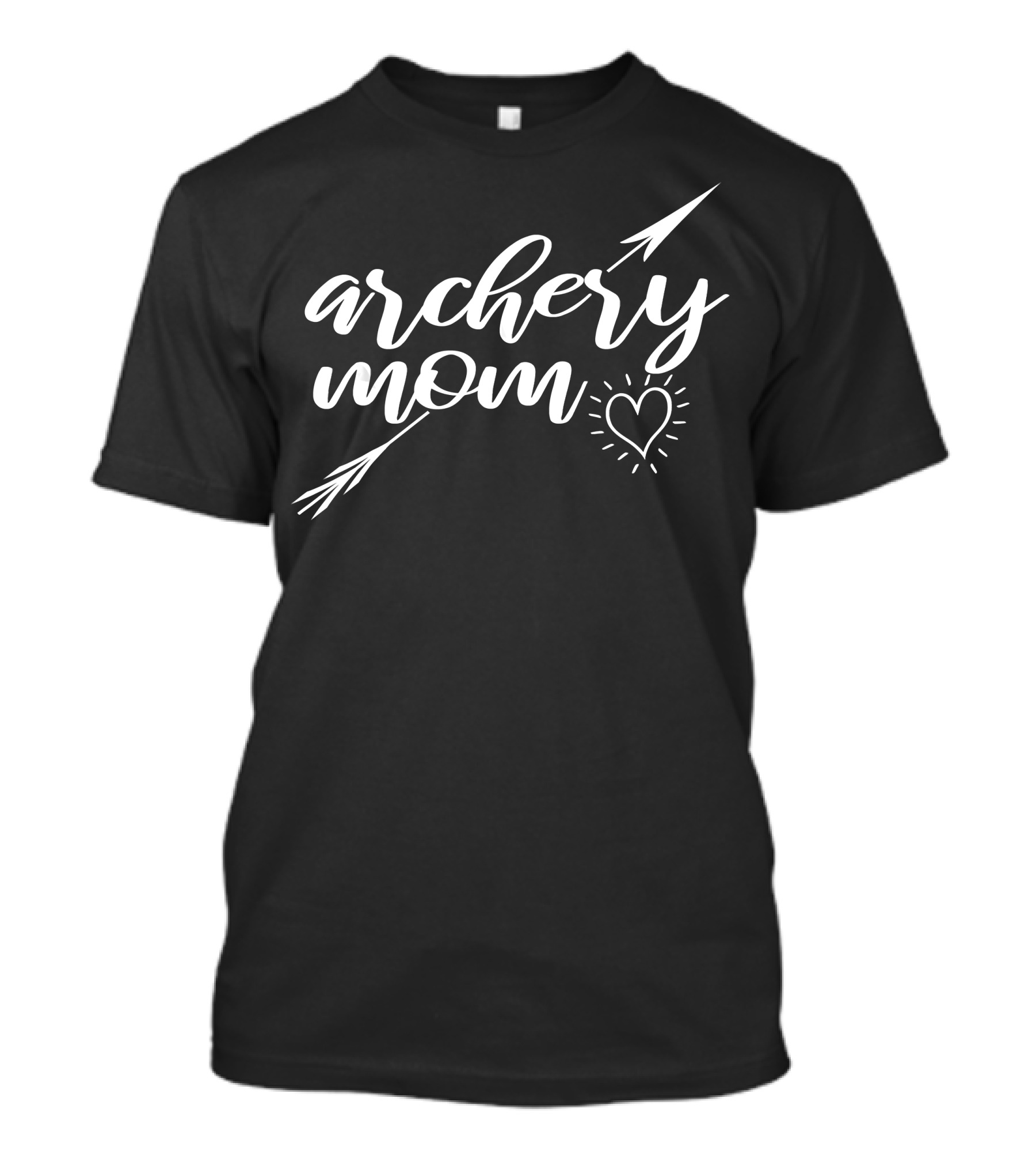 Archery Mom Arrow Heart T-Shirt