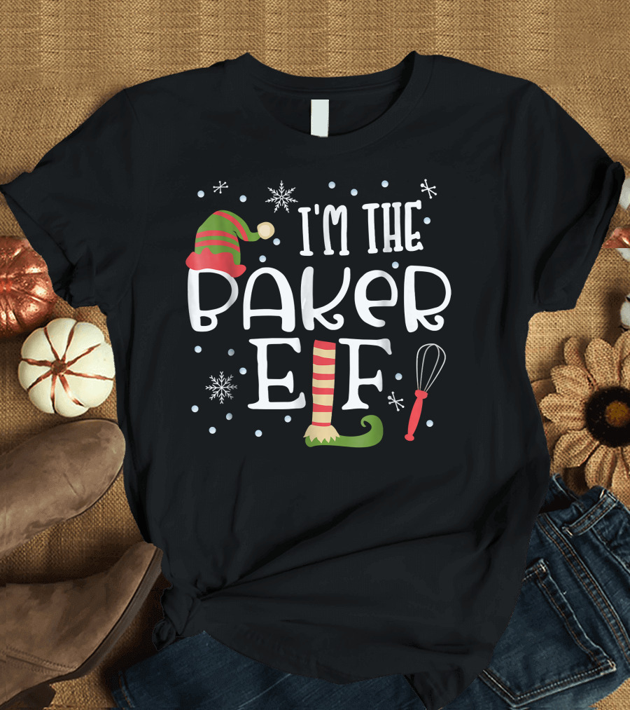 I'm the Baker Elf Christmas Family Group T-Shirt