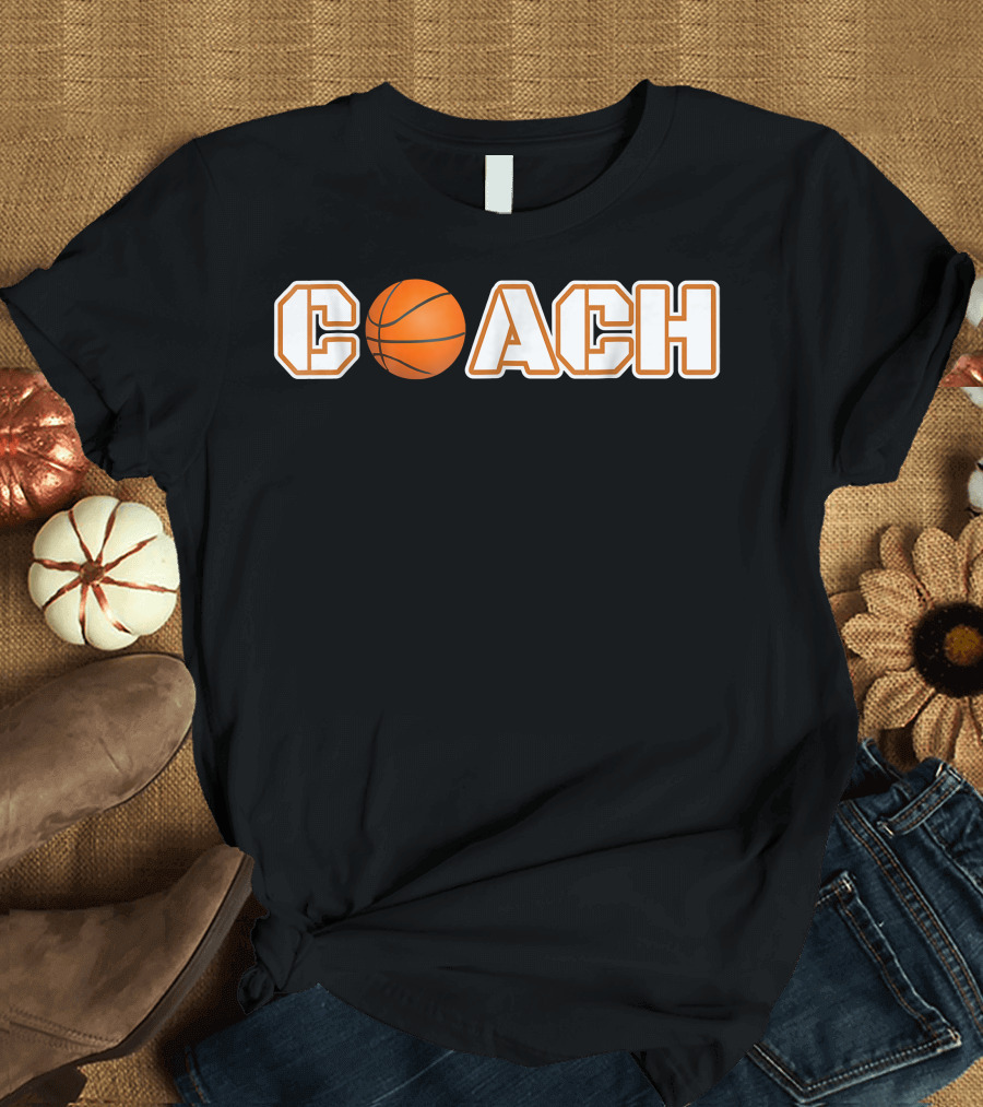 Coach Basketball Ball Coach T-Shirt