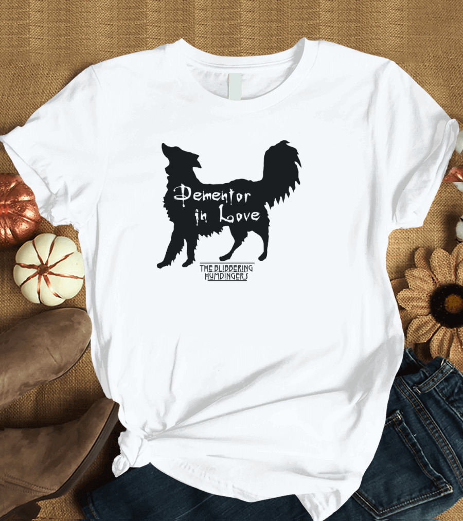 Dementor in Love Dog Silhouette The Blubbering Humdingers T-Shirt