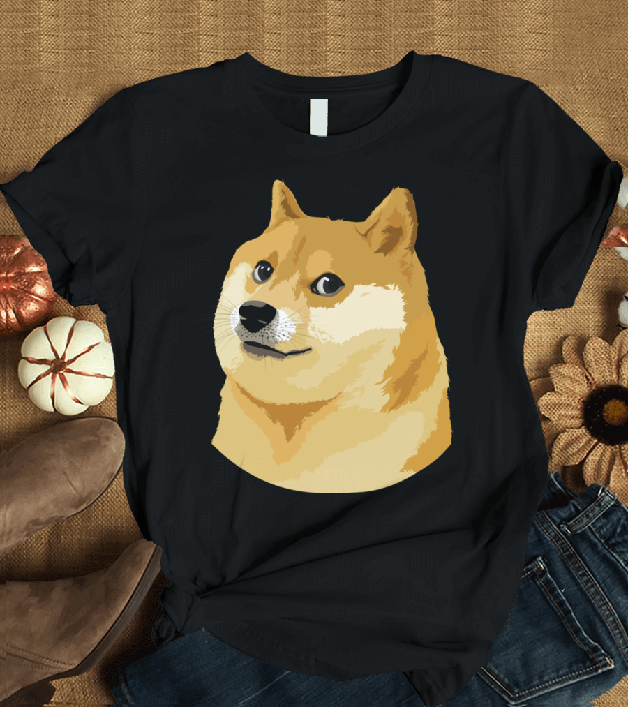 Doge Meme Shiba Inu Funny Looking Dog T-Shirt