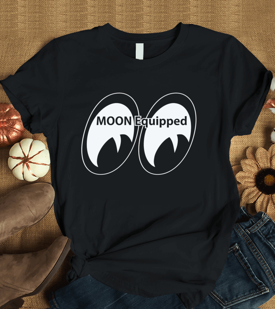 MOON Equipped Racing Logo Eyeballs T-Shirt