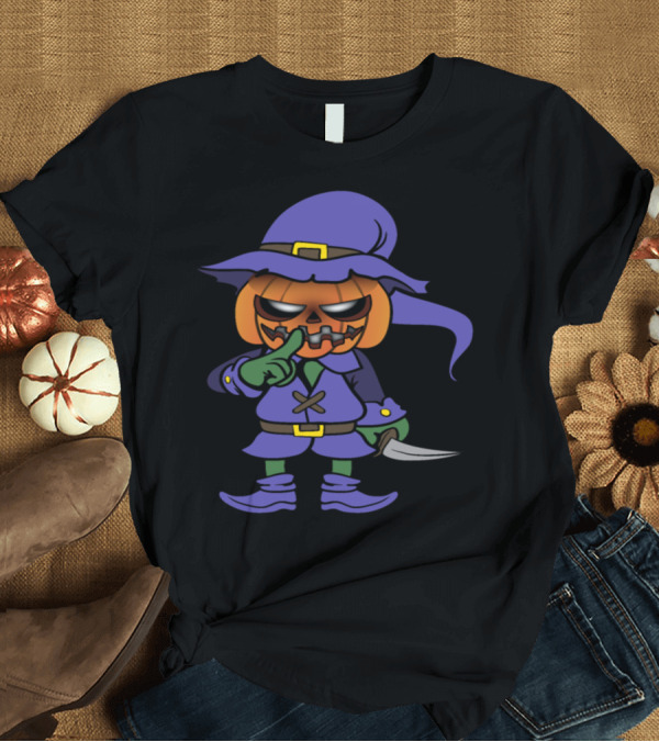 T-Shirt: Halloween Horror Pumpkin Witch Zombie Scary T-Shirt Halloween Horror Pumpkin Witch Zombie Scary T-Shirt