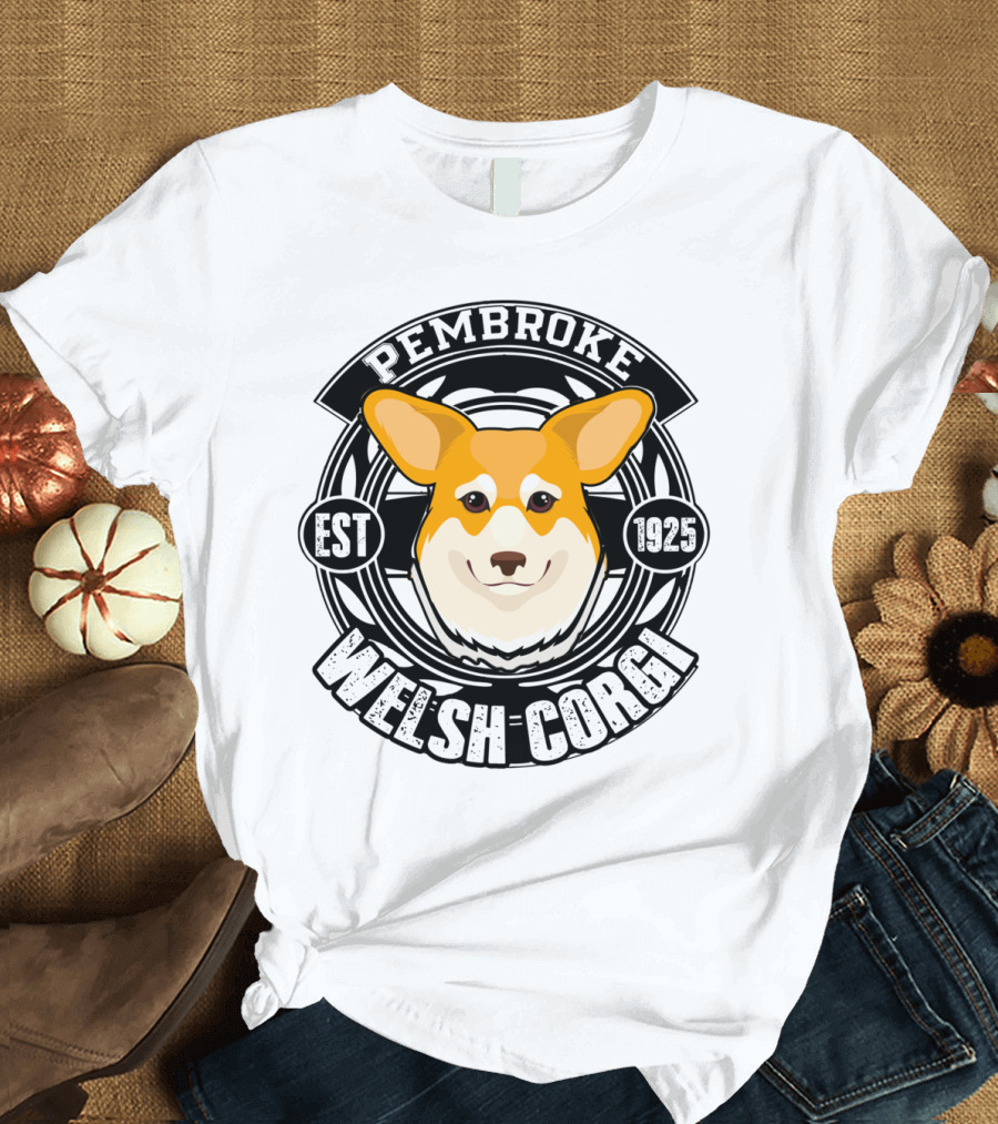Pembroke Welsh Corgi Est 1925 T-Shirt