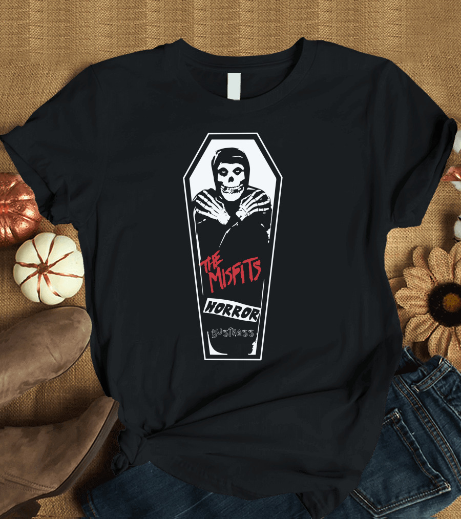 The Misfits Horror Business Coffin T-Shirt