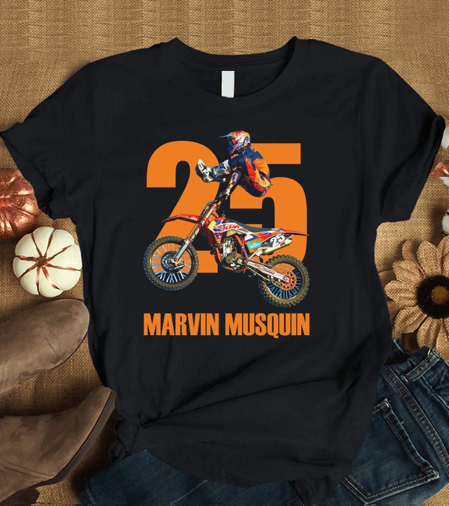 Marvin Musquin 25 KTM Motocross Stunt T-Shirt