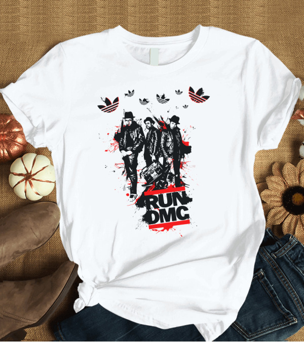 T-Shirt: Run DMC Hip-Hop Legends with Symbols T-Shirt Run DMC Hip-Hop Legends with Symbols T-Shirt