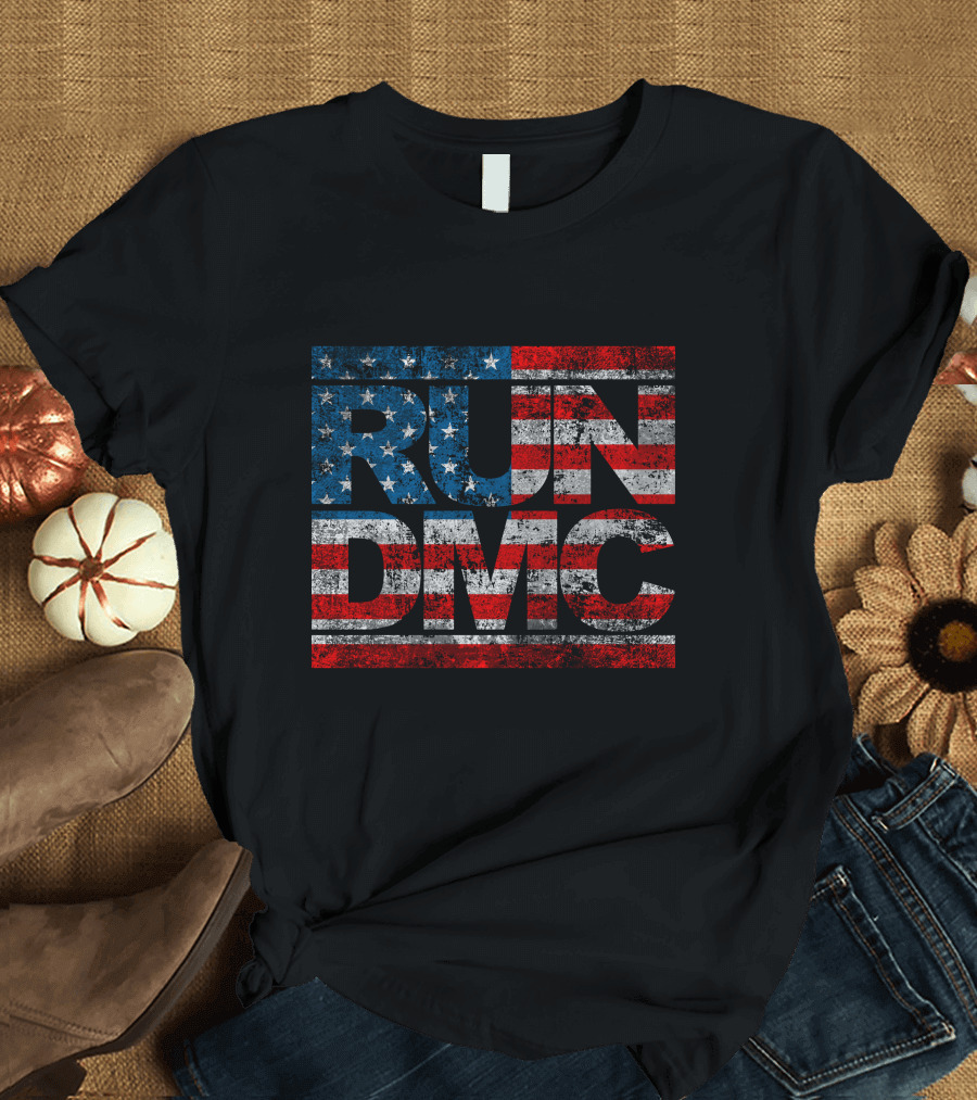 RUN DMC American Flag Style 63 T-Shirt