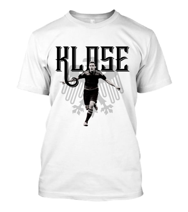 Klose Soccer Celebration Germany Eagle Emblem T-Shirt