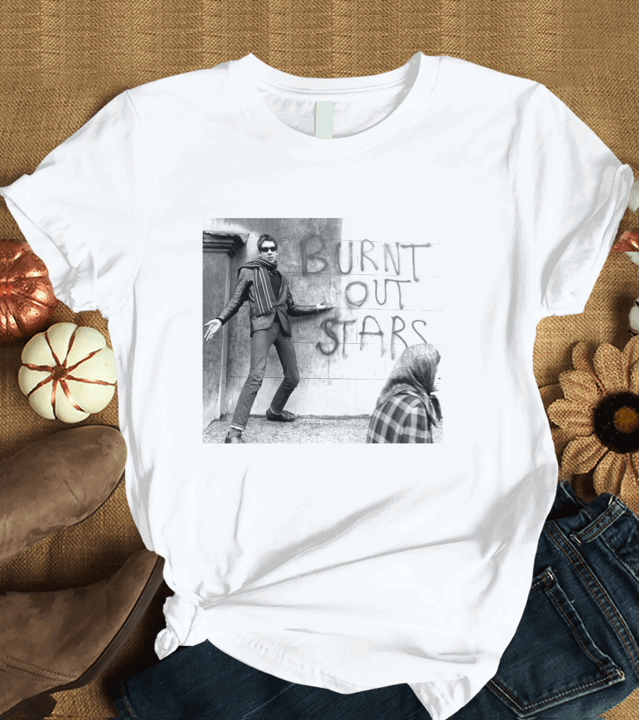Shane Macgowan Burnt Out Stars Graffiti Photography T-Shirt