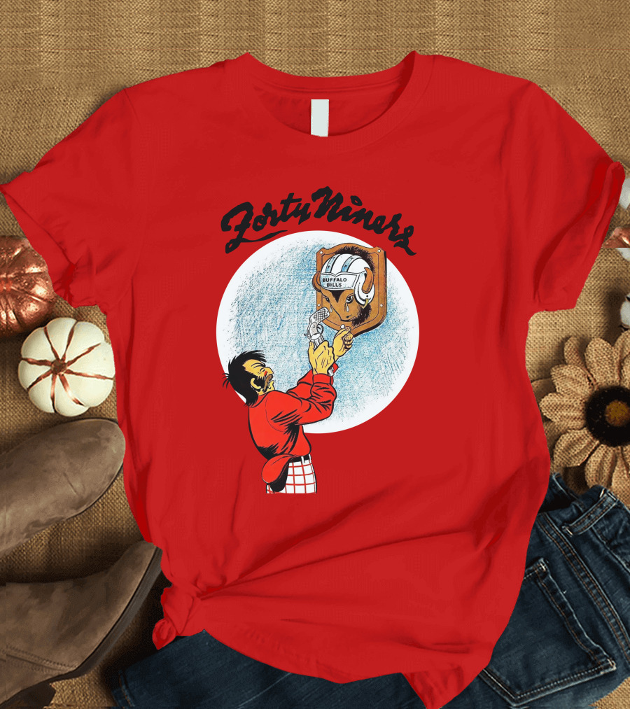 Forty Niner Buffalo Bills Helmet Quirky T-Shirt