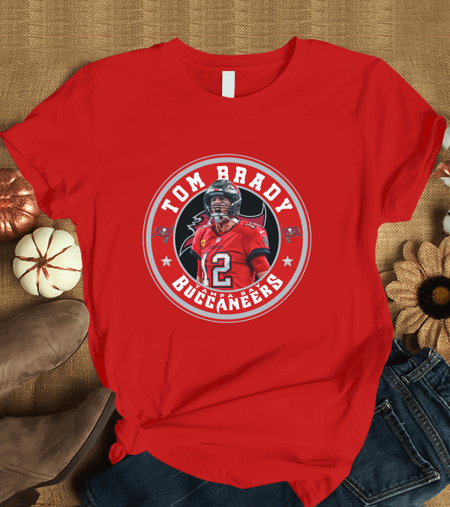 Tom Brady Tampa Bay Buccaneers Number 12 Fan T-Shirt